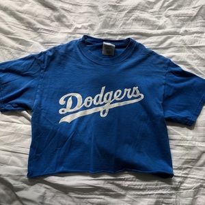 Cropped Dodgers tee